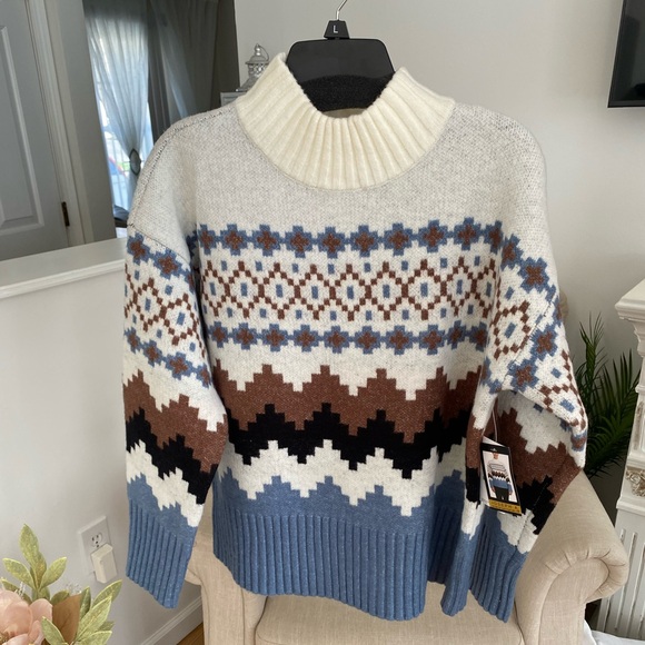 Joseph Sweaters - JOSEPH A.Cozy Geometric Knit Sweater
